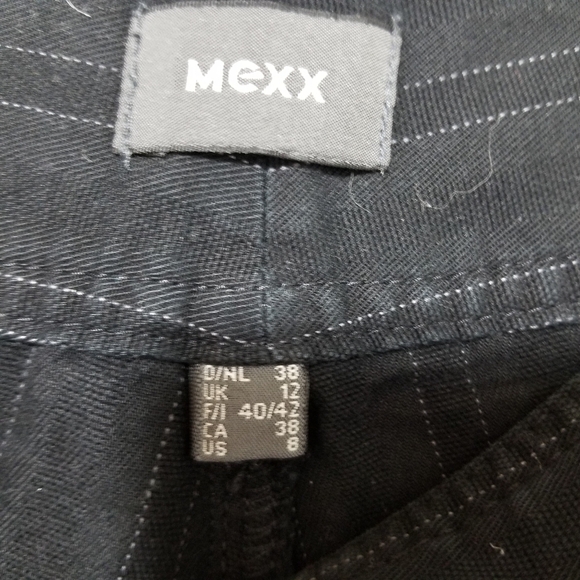 MEXX striped double button new size 8 cotton polyester blend pants - Picture 7 of 11